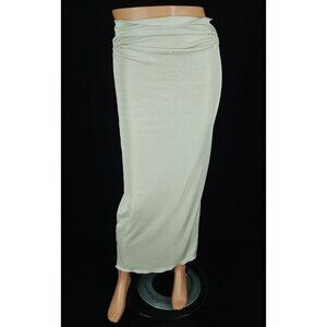 Tyrell Stretch Jersey Maxi Skirt Size XL Green SSENSE Exclusive $150